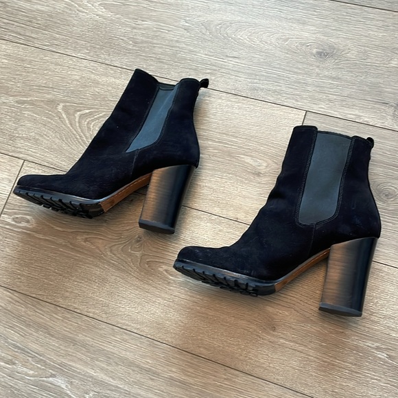 Coach Odelle Black Oiled Suede Bootie Size 9 - Picture 7 of 10